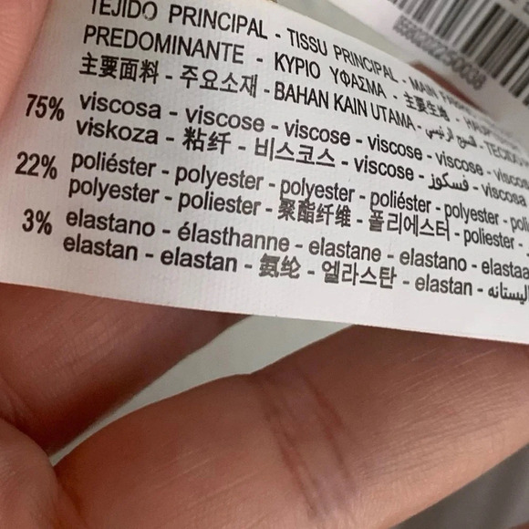 Zara Side Tie White Strappy Viscose Tank Sz Medium - Picture 6 of 6